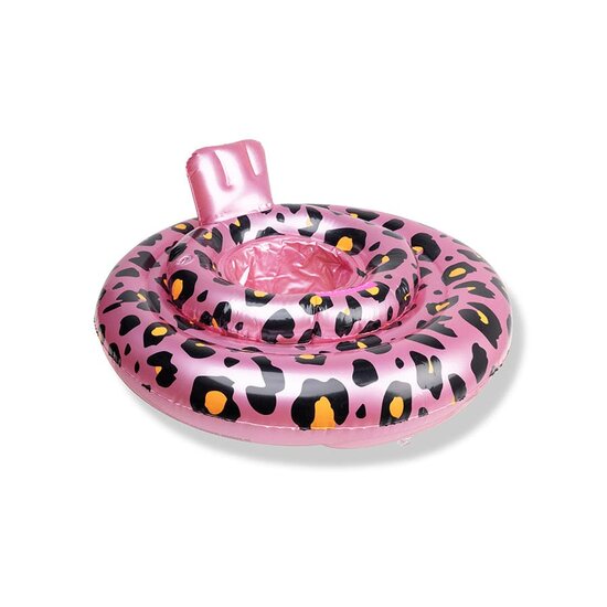 Swim Essentials Baby Float Panterprint Ros&eacute; 0-1 Jaar