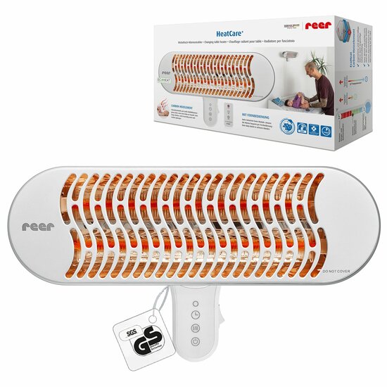 Reer HeatCare+ Flex 2in1 commode verwarmer vrijstaand in babykamer