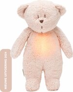 Moonie - The Humming Bear Rose Natur heeft 5 kalmerende geluiden en LED lichtjes in 7 kleuren