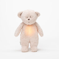 Moonie - The Humming Bear Rose Natur heeft 5 kalmerende geluiden en LED lichtjes in 7 kleuren