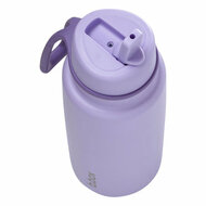 B.box ge&iuml;soleerde Flip Top drinkfles 1L | Lilac Love