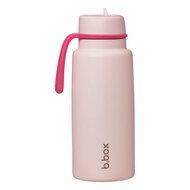 B.box ge&iuml;soleerde Flip Top drinkfles 1L | Pink Paradise