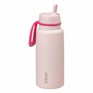 B.box ge&iuml;soleerde Flip Top drinkfles 1L | Pink Paradise