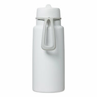 B.box ge&iuml;soleerde Flip Top drinkfles 1L | White Out