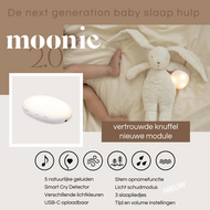 Moonie knuffel - The Humming Bunny Cappuccino Natur