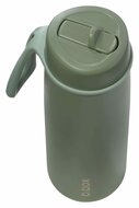 B.box ge&iuml;soleerde Flip Top drinkfles 690ml | Olive