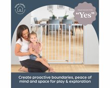 Dreambaby Ava Easyclose traphekje klemhekje wit 75-108 cm