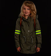 Reer Reflecterende Tape &ndash; 4-pack (neongeel met zilveren streep)