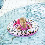 Swim Essentials Baby Float Panterprint Ros&eacute; 0-1 Jaar