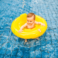 Swim Essentials Baby Float Geel 0-1 Jaar