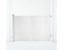 Dreambaby Glide &lsquo;N Hide oprolbaar traphekje | tot 140 cm breed en 90 cm hoog | Wit