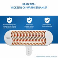 Baby op commode met zachte warmte van HeatCare+