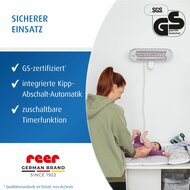 Reer HeatCare+ Flex 2in1 commode verwarmer vrijstaand in babykamer
